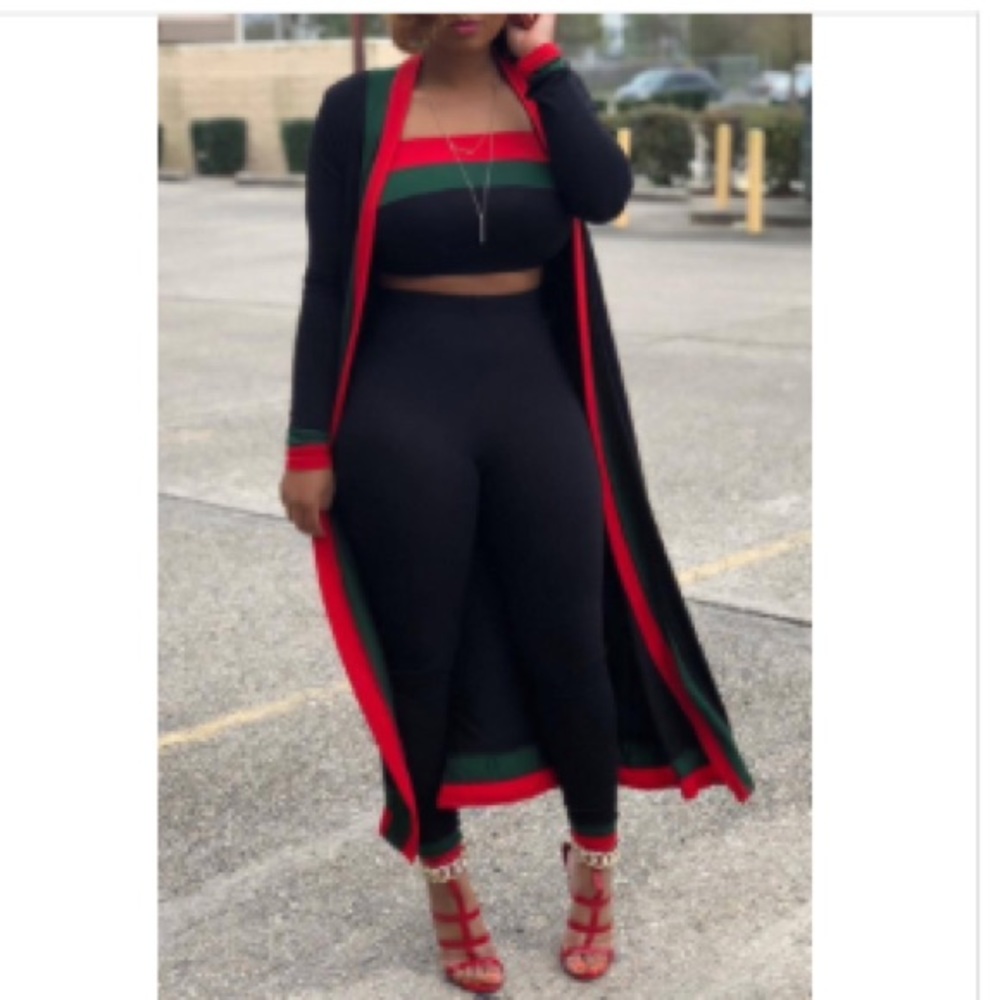 Sale🛍💥JJ Lovely 3pc black pant set💥 - Picture 1 of 5